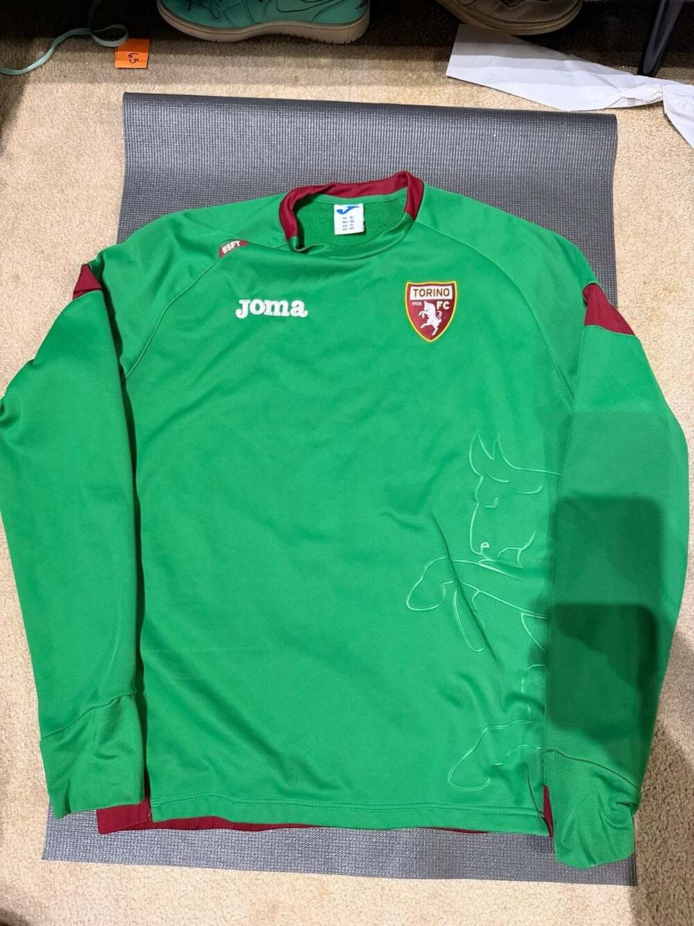 Joma Torino FC Green Training Sweatshirt Size XL